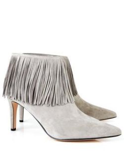 Sam Edelman Kandice Fringed High Heel Ankle Boots